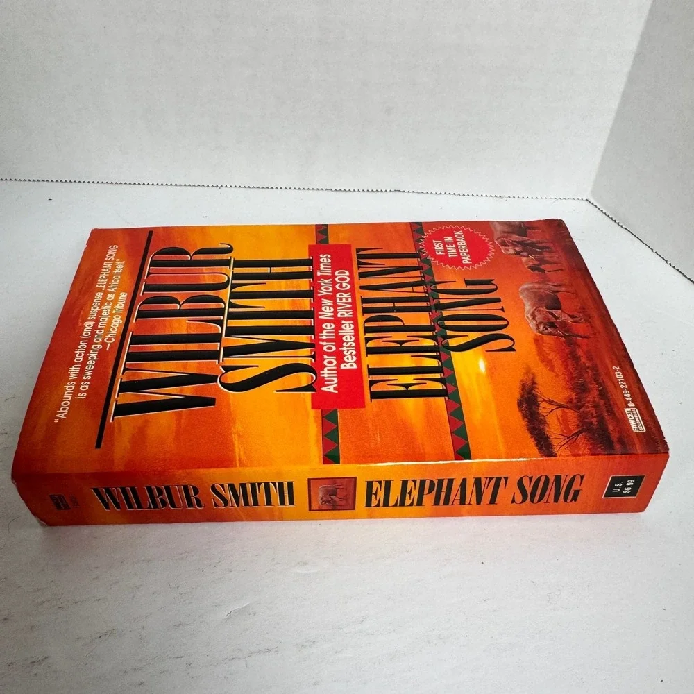 Elephant Song Wilbur Smith 1995 1st Printing Paperback Fiction Fawcett